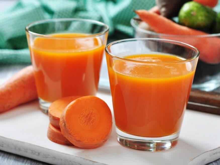 Морковный сок для организма